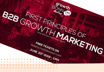 First principles of B2B growth marketing | growthBONN Meetup #11