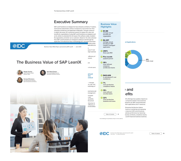 The Business Value of SAP LeanIX