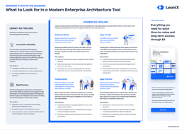 What to Look for in a Modern EA Tool