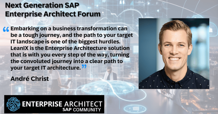 SAP EA Forum: André Christ On Business Transformation