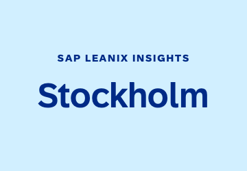 SAP LeanIX Insights Stockholm