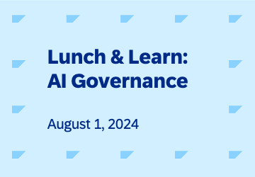 Lunch & Learn: AI Governance